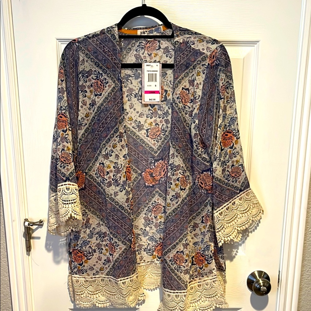 NWT Floral Kimono